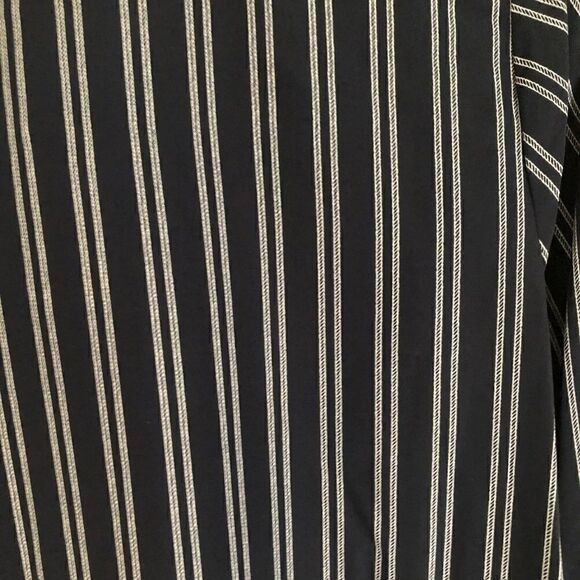 NWT Michael Kors Full Zip Utility Blouse Top Navy - Picture 6 of 8